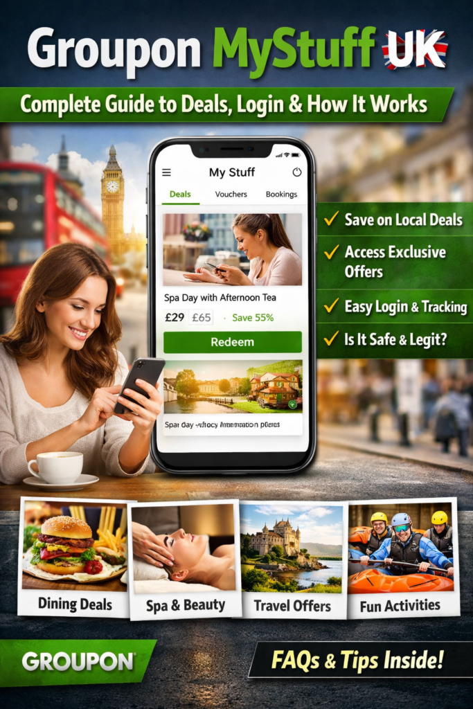 Groupon MyStuff UK: Complete Guide to Deals, Login & How It Works